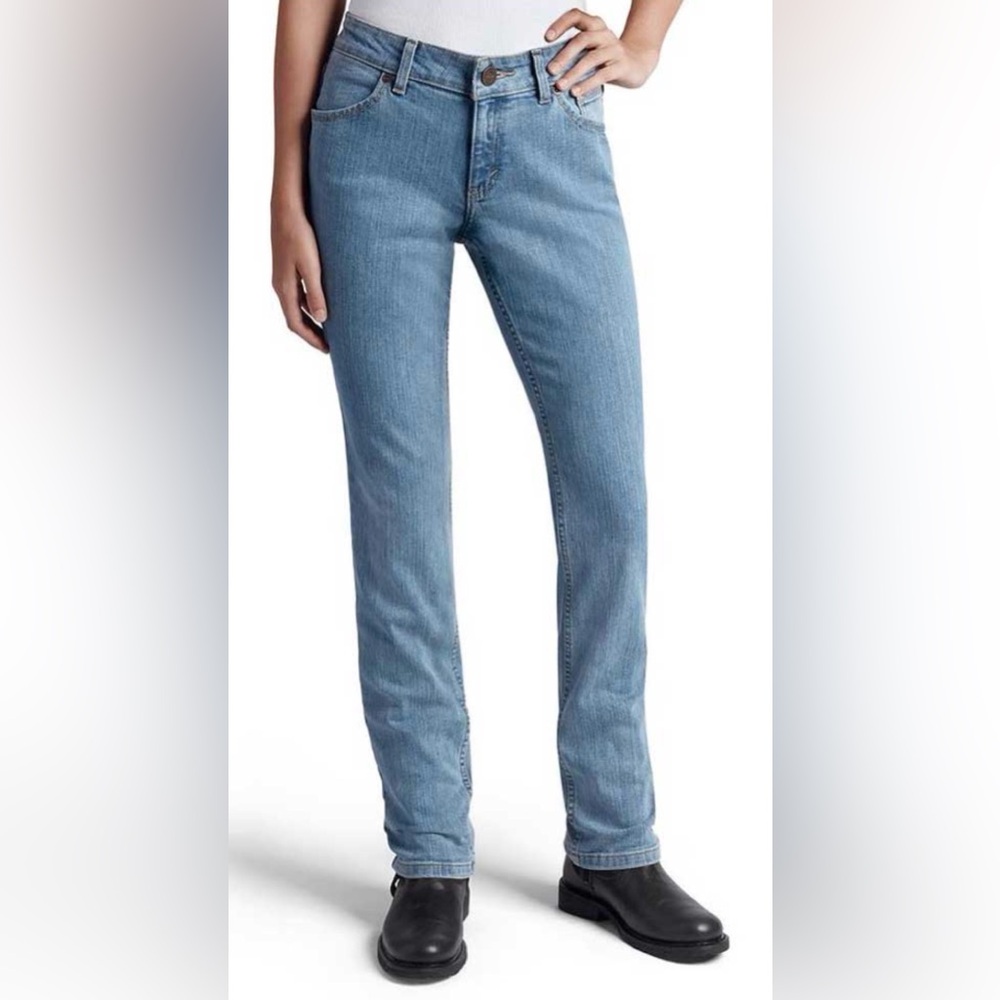 Harley Davidson Women’s Blue Straight Leg Mid-Rise Jeans Size 28 - Picture 7 of 8